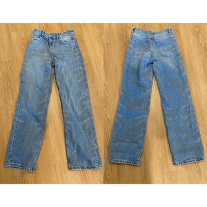 BERSHKA Glitter Rhinestone jeans size 2